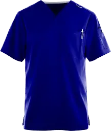 [MU801ECM1001NBXL] EzyCare-Men-Scrub Top-M1001 (Navy Blue, XL)