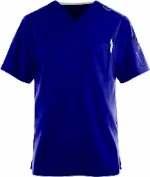 [MU801ECM1001NBL] EzyCare-Men-Scrub Top-M1001 (Navy Blue, L)