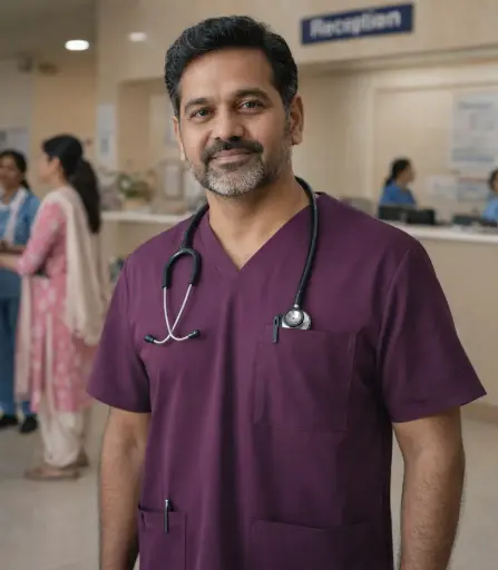 EzyCare-Men-Scrub Top-M1002